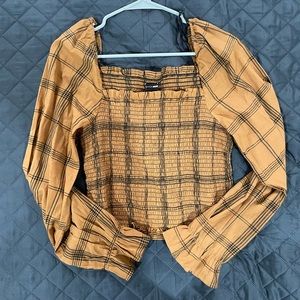 Reality Check Plaid Crop Top